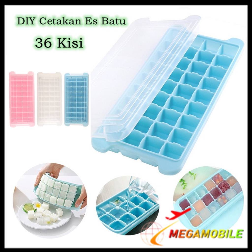 Jual Mm Sekat Cetakan Es Batu Cokelat Jelly Silicone Ice Cube Tray