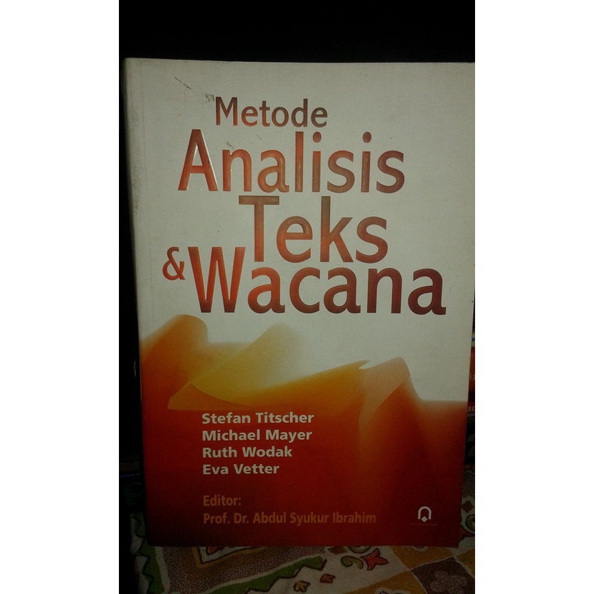 Jual Metode Analisi Teks Dan Wacana Shopee Indonesia