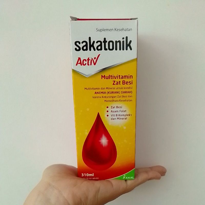 Jual Sakatonik Activ Sirup Ml Ml Multivitamin Zat Besi Shopee