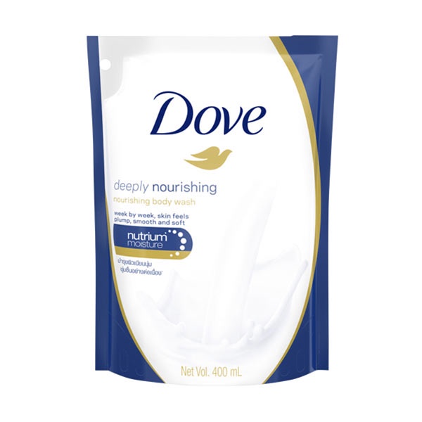 Jual DOVE BODY WASH DEEPLY NOURISHING POUCH 400 ML Shopee Indonesia