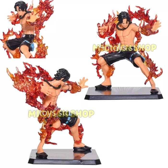 Jual One Piece Anime Monkey Luffy Zoro Sanji Ace Mainan Figur Shopee