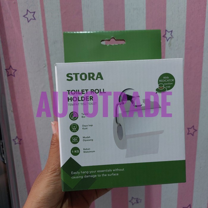 Jual TEMPAT TISU GULUNG KAMAR MANDI ROLL TISSUE HOLDER TOILET KRISBOW