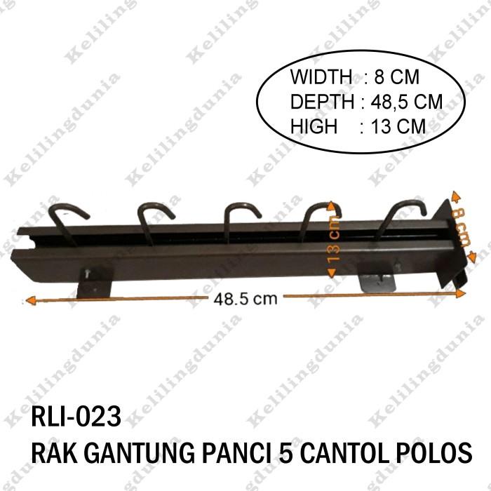 Jual Pan Hanger Hafele Rel Gantungan Tarik Dorong Panci Wajan Kuali