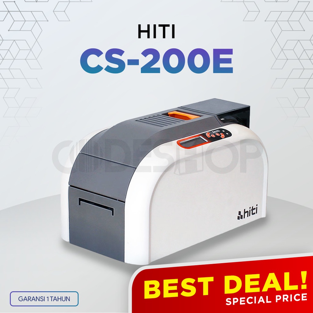 Jual Printer Id Card HITI CS200e Single Side 1 Muka Cetak Kartu