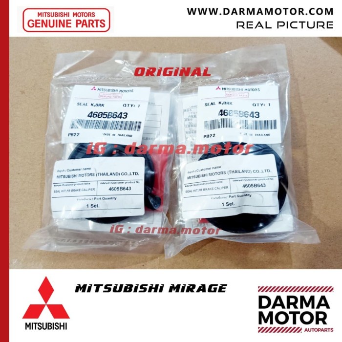 Jual Seal Kit Kaliper Rem Depan Mirage Asli Ori Shopee Indonesia