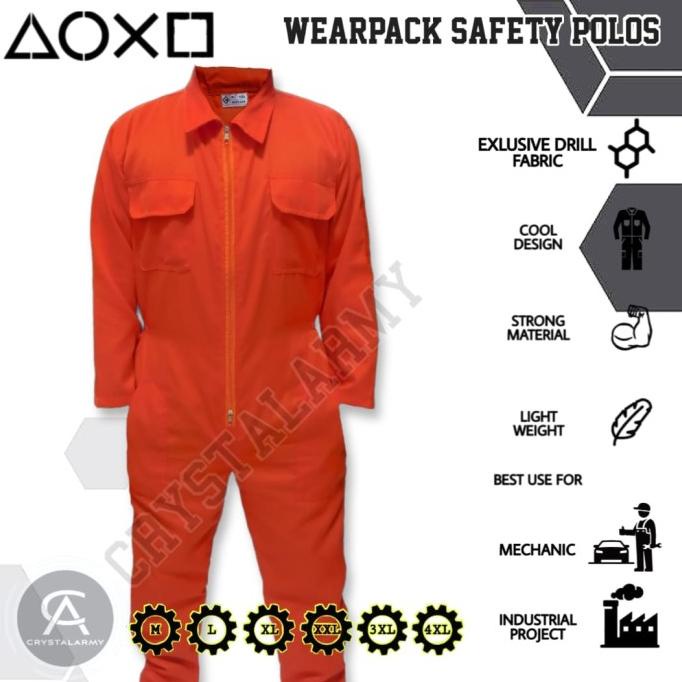 Jual Wearpack Baju Bengkel Seragam Mekanik Wearpack Safety