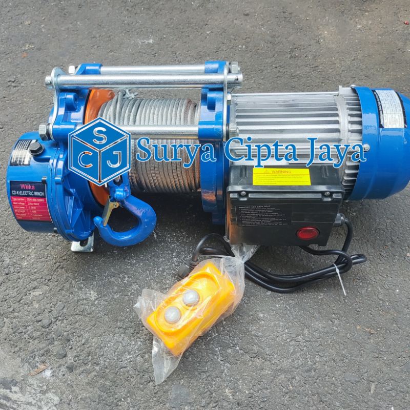 Jual Katrol Listrik Winch Electrik Hoist 1 2 Ton X 50 Meter Katrol