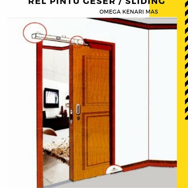 Jual Rel Pintu Geser Sliding Door J4 210 Cm Shopee Indonesia