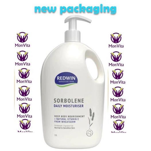 Jual Redwin Sorbolene Moisturiser With Vitamin E Liter Shopee Indonesia