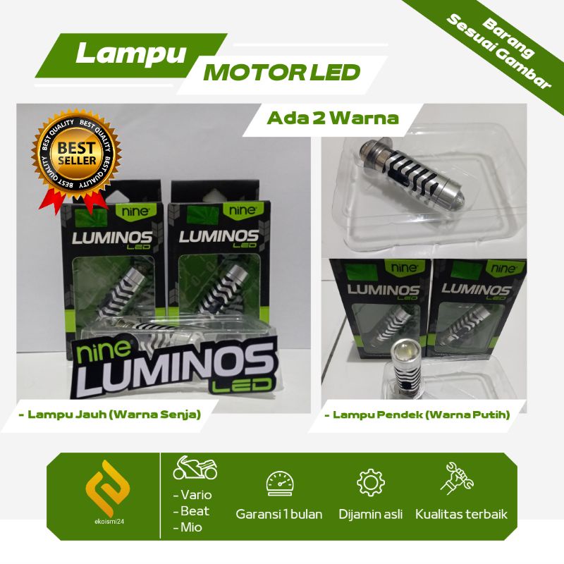 Jual Lampu Depan Motor Led H Ls Laser Warna Hi Low Putih Kuning