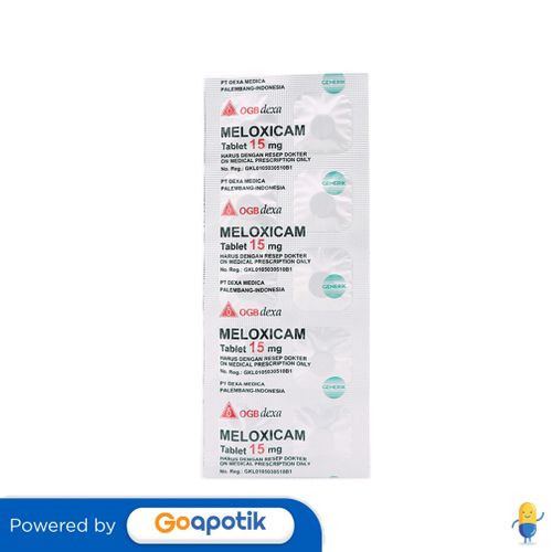 Jual MELOXICAM OGB DEXA MEDICA 15 MG STRIP 10 TABLET Shopee Indonesia