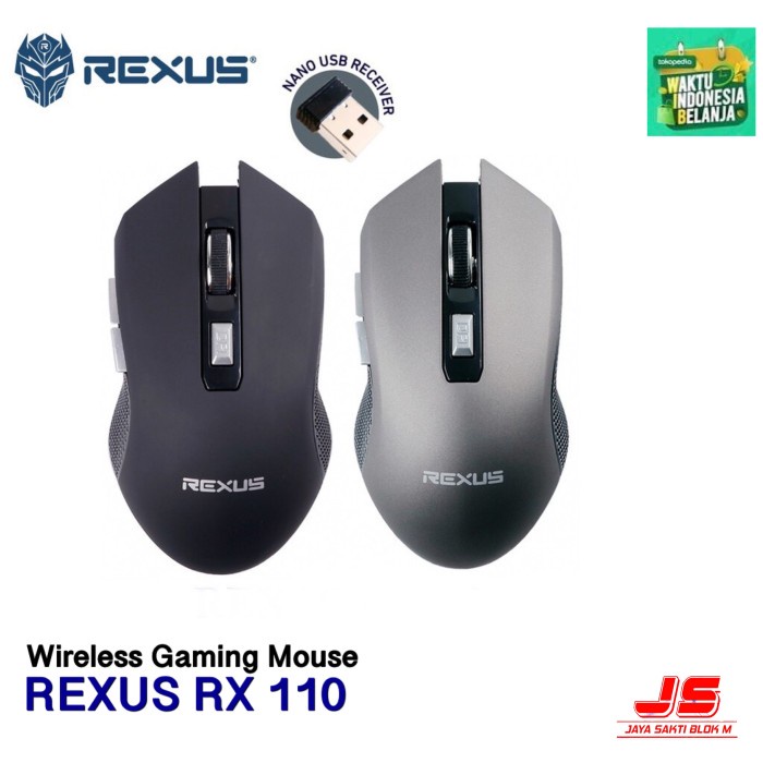 Jual Rexus Rx Xierra Professional Wireless Gaming Mouse Shopee