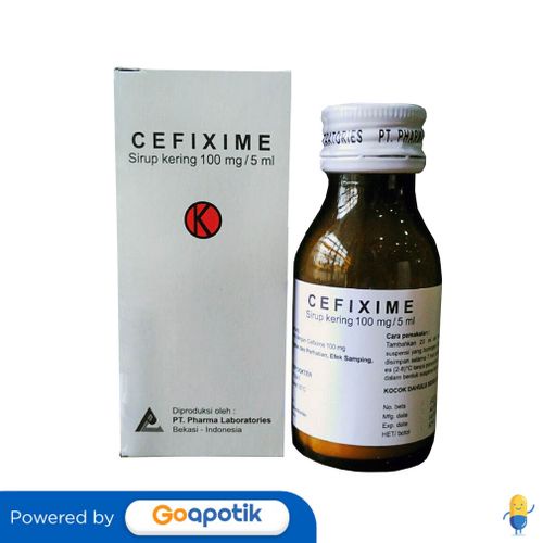 Jual CEFIXIME PHARMA 100 MG 5 ML DRY SYRUP 30 ML Shopee Indonesia