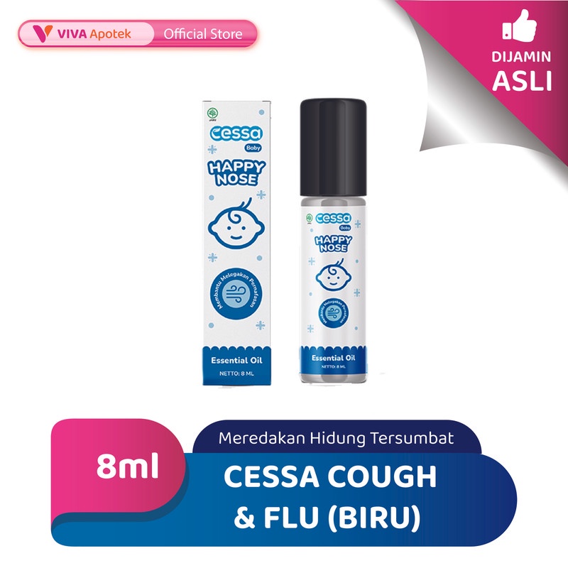 Jual Cessa Cough Flu Biru Untuk Meredakan Hidung Tersumbat Ml