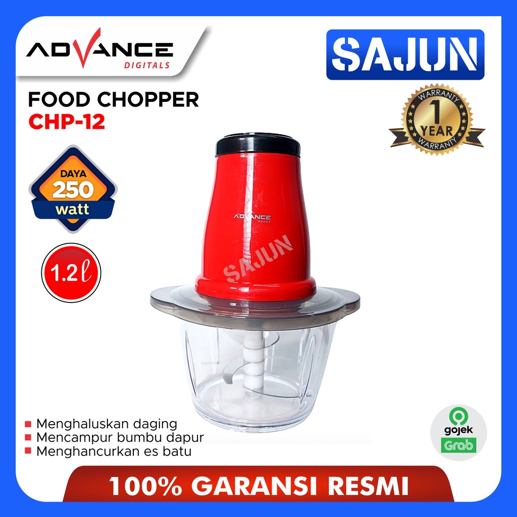 Jual Advance Food Chopper CHP 12 Food Processor Penggiling Daging CHP12