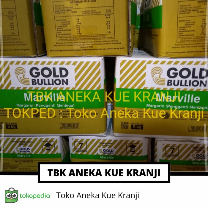 Jual Marville Kg Gold Bullion Margarine Butter Repl Via Jne Cargo