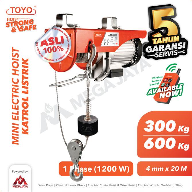 Jual Mini Electric Hoist Katrol Listrik Kg X Meter Toyo