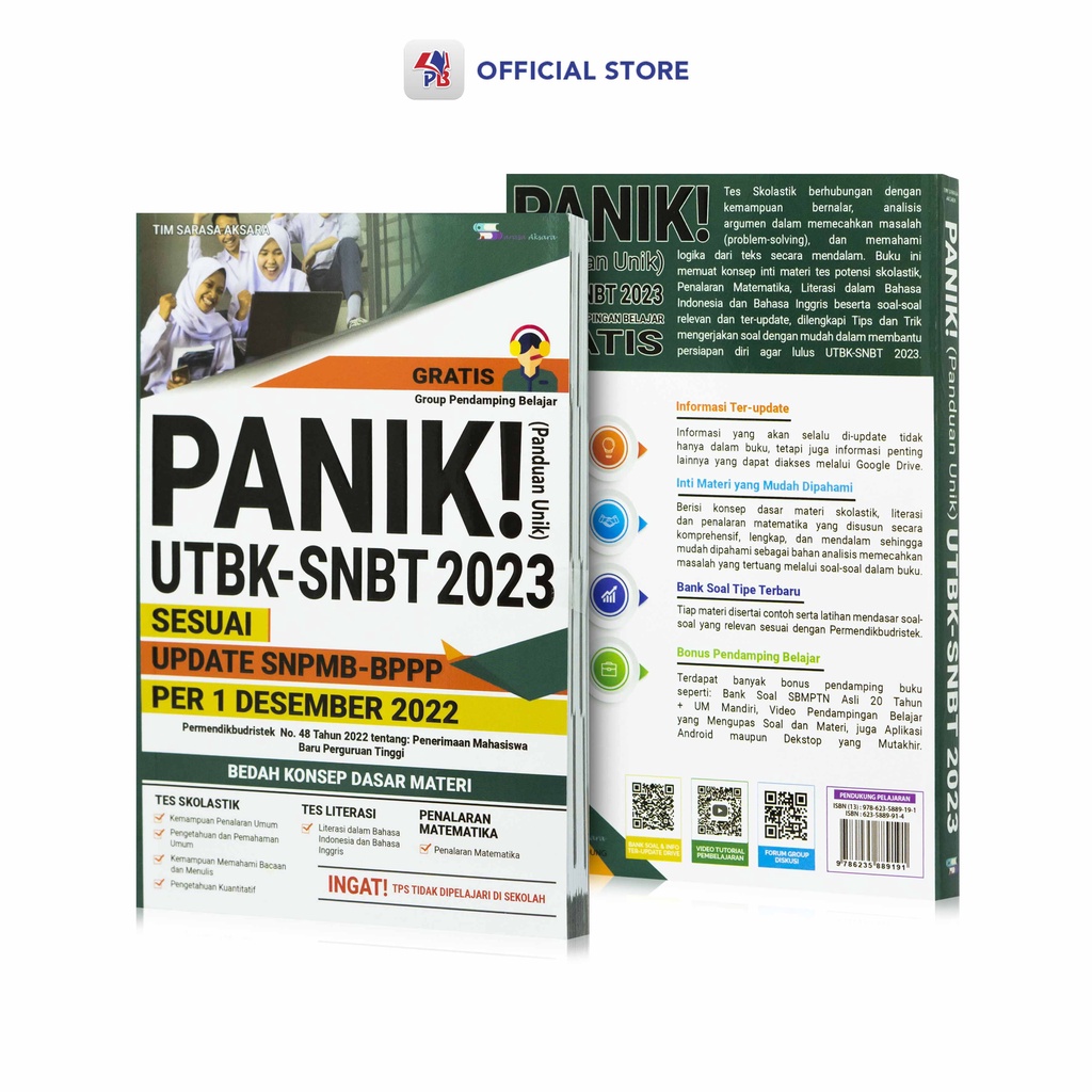 Jual Buku SNBT PANIK Panduan Unik UTBK SNBT 2023 Sesuai Update