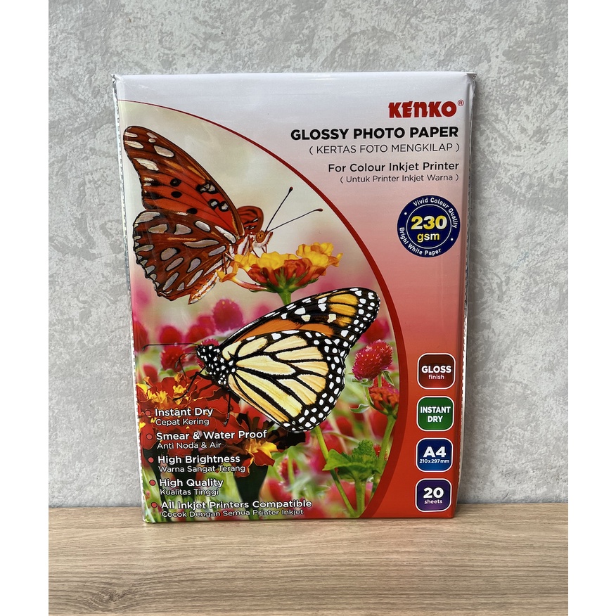 Jual Glossy Photo Paper Kertas Foto Mengkilap Kenko A Gsm Shopee