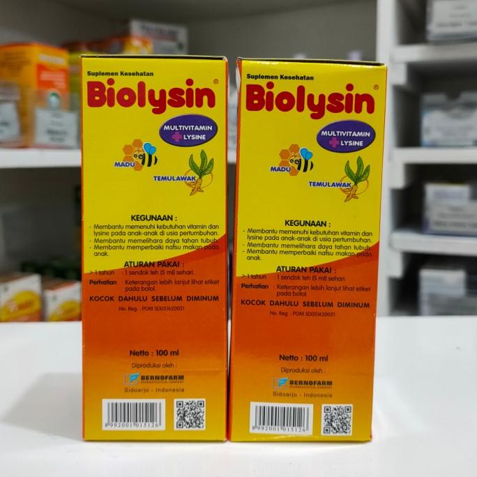 Jual Biolysin Smart Sirup Isi Ml Original Bernofarm Shopee Indonesia