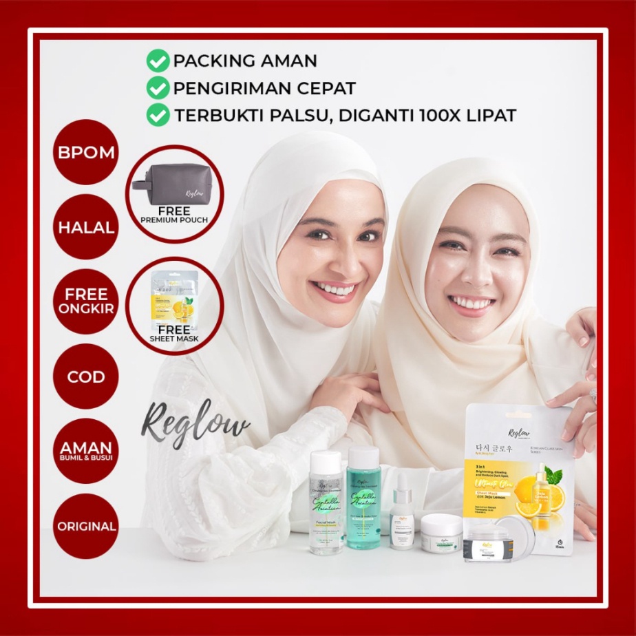 Jual Reglow Series Glowing Skin Treatment By Dr Shindy Original Paket