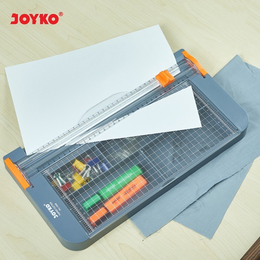 Jual Alat Pemotong Kertas Paper Cutter A4 JOYKO PC 1938 Extra Storage