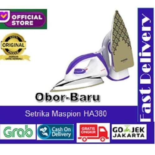 Jual Maspion Setrika Ceramic Coating 350 Watt HA 380 Garansi Resmi