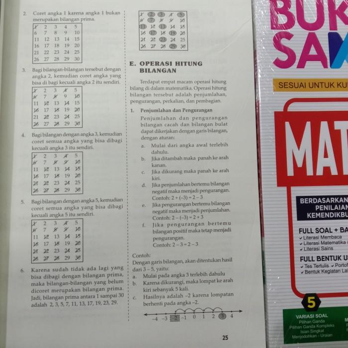 Jual Buku Soal Latihan Buku Sakti Matematika Kelas Sd Best Seller