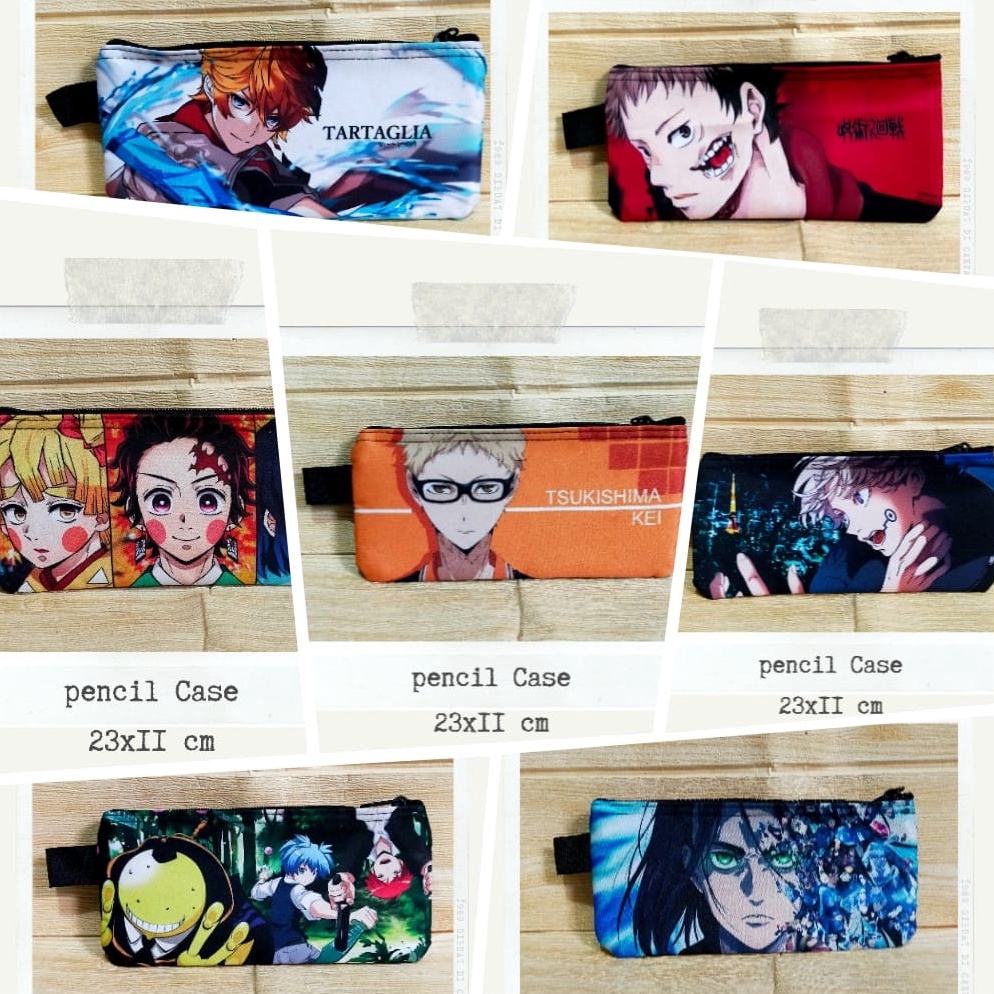 Jual Laris Pencil Case Tempat Pencil Anime Jujutsu Kaisen Genshin