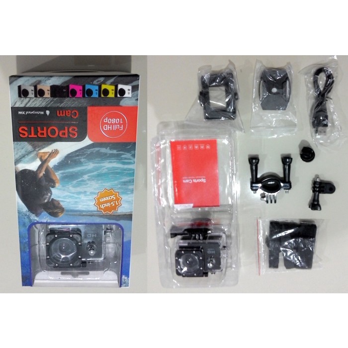 Jual Flash Sale Sports Cam Full Hd Dv P Waterproof Mp Action