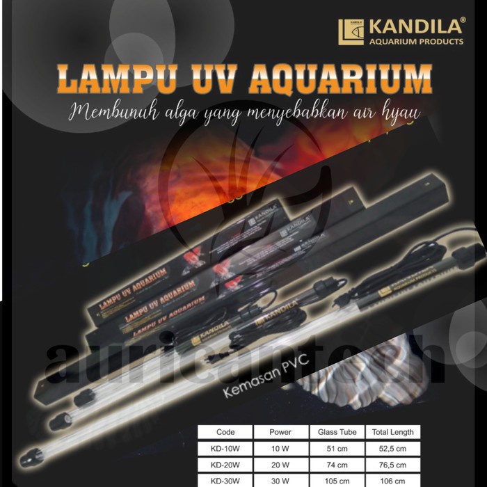 Jual Kandila Lampu Uv Lamp Watt Kd W Aquarium Kolam Aae Kd W