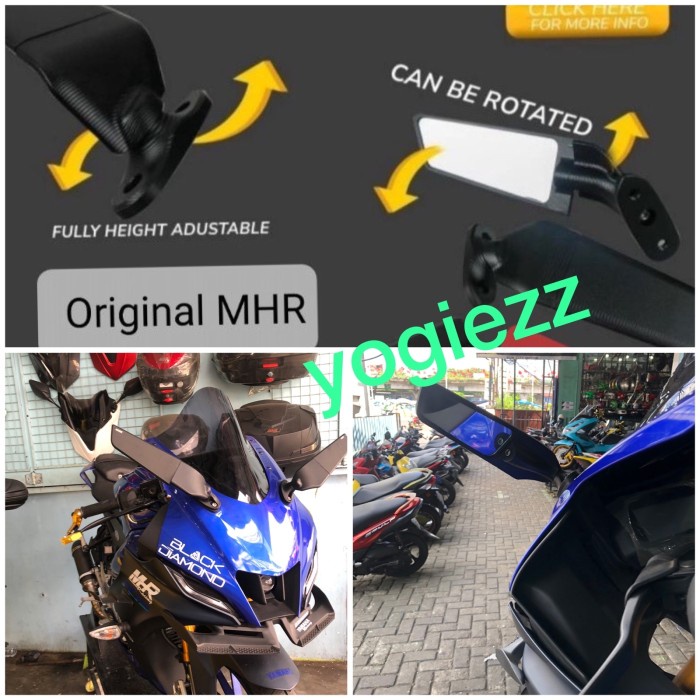 Jual Spion Winglet Yamaha R25 R15 Nmax Xmax Lexi Aerox Cbr Gsx Cbr