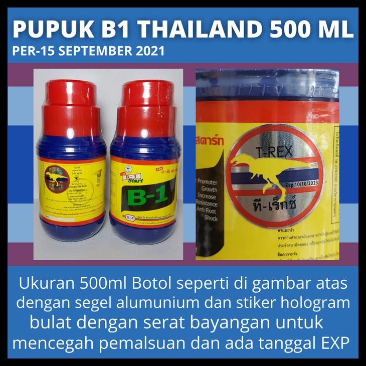 Jual VITAMIN ANTI STRES PUPUK CAIR B1 START ORI THAILAND 500ML KODE 685