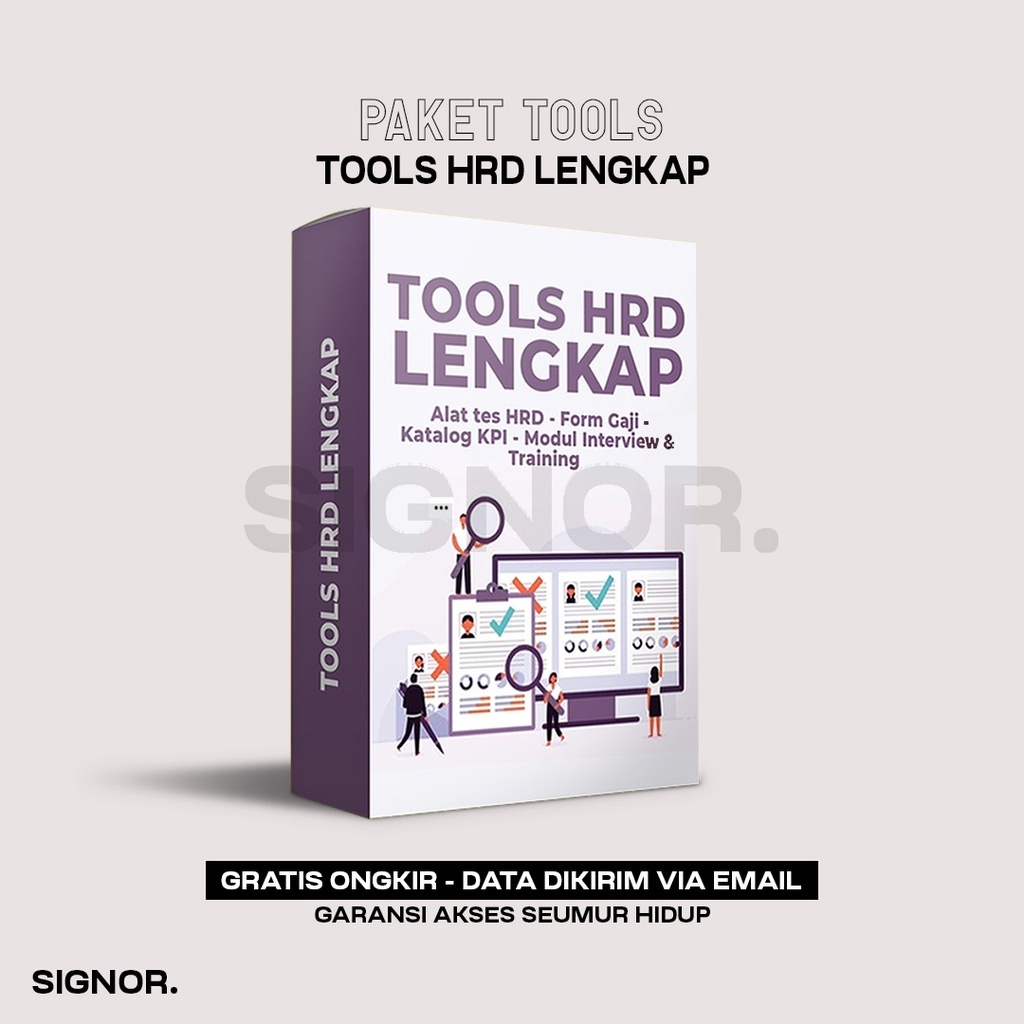 Jual Tools Hrd Tools Kpi Sop Hrd Form Tabel Gaji Modul