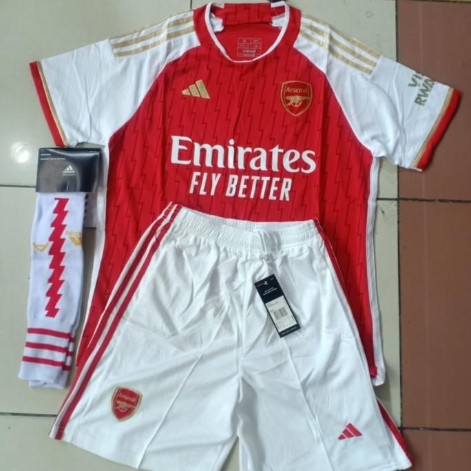 Jual Jersey Baju Bola Fullset Arsenall Home Grade Ori By