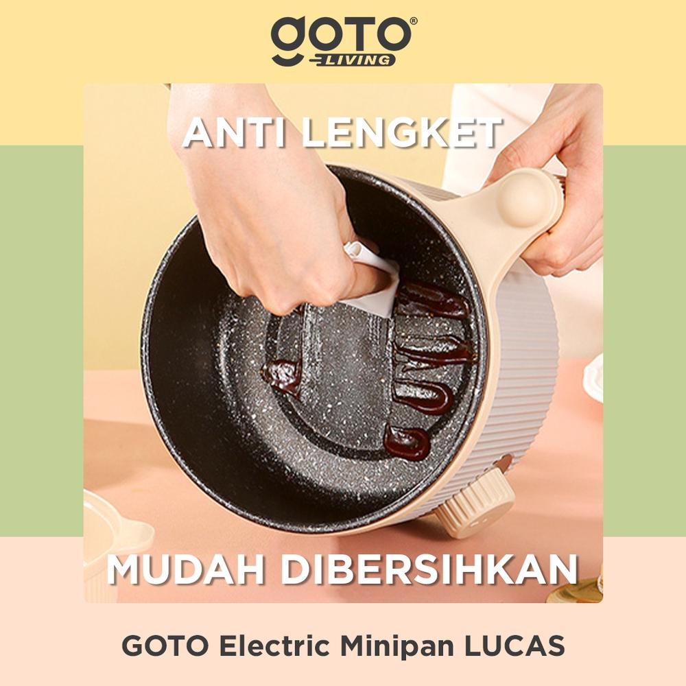 Jual Promo Goto Lucas Panci Listrik Mini Fry Pan Hotpot Elektrik Kukus