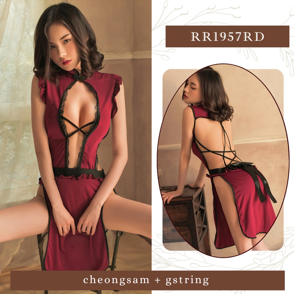 Jual Rr Rr Rr Sexy Lingerie Costume Cheongsam Qipao Chinese