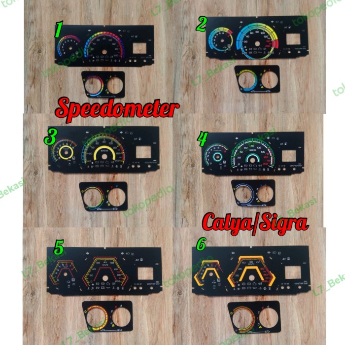 Jual Speedometer Custom Sigra Calya Papan Panel Spidometer Modifikasi