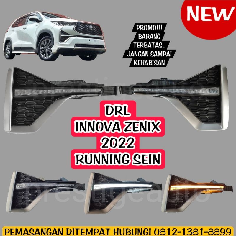 Jual LAMPU DRL DAYTIME INNOVA ZENIX HYBRID SEIN RUNNING HARGA PERSET