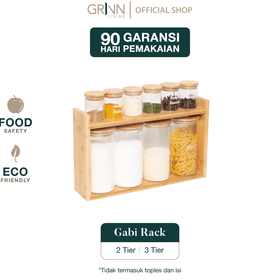 Jual Idj V U Grinn Living Gabi Tempat Rak Bumbu Dapur Serbaguna