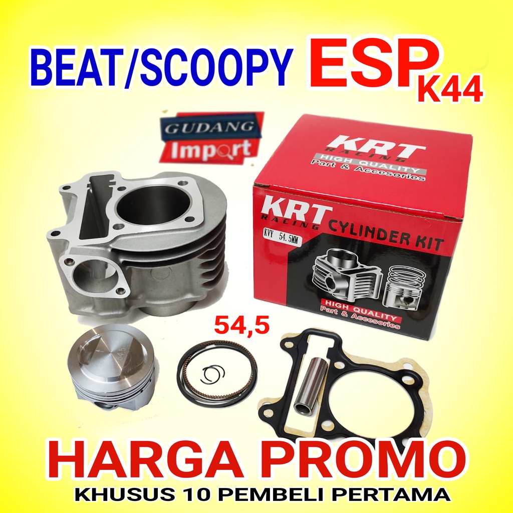 Jual BLOK SEHER PAKET BORING BORE UP BOREUP KRT BEAT SCOOPY ESP K44