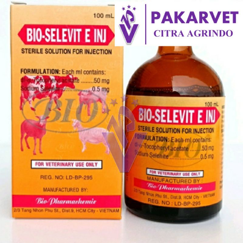 Jual Vitamin E Selenium Bio Selevit Untuk Ternak Shopee Indonesia