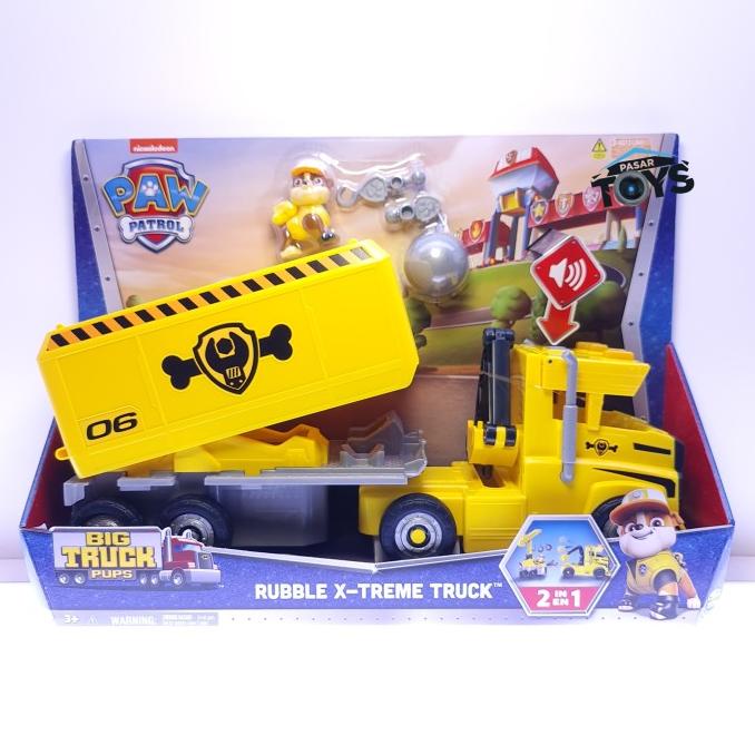 Jual Paw Patrol Big Truck Pups Rubble X Treme Truck Transforming 2 In 1