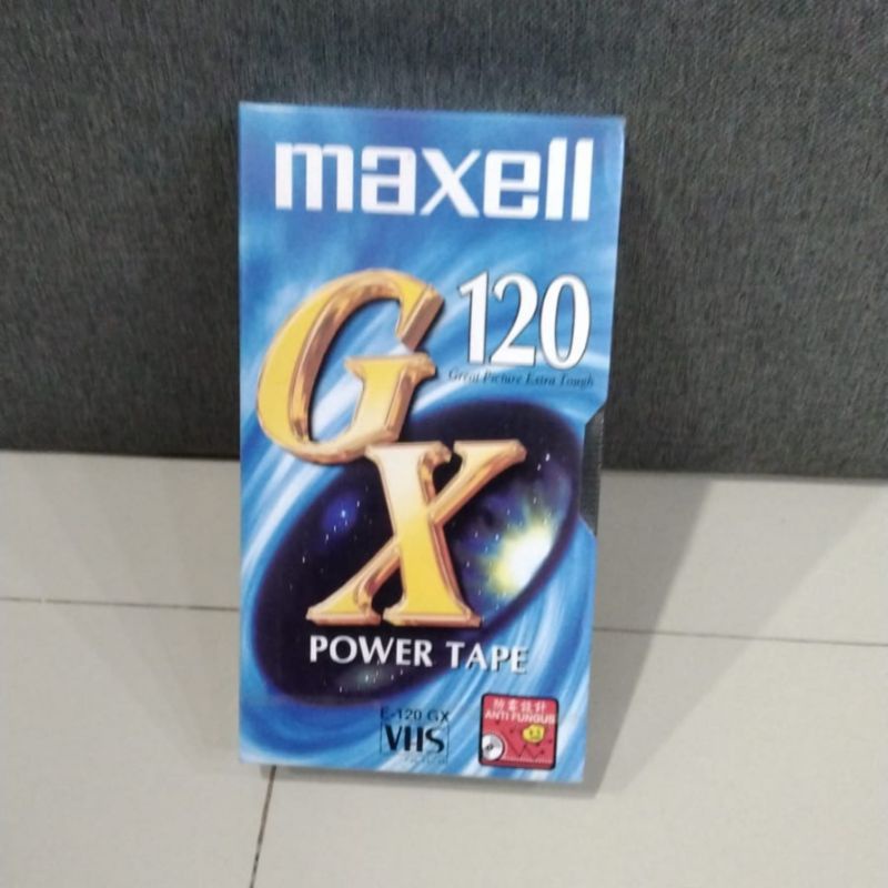 Jual Maxell Kaset Video Vhs E Gx Power Tape Shopee Indonesia