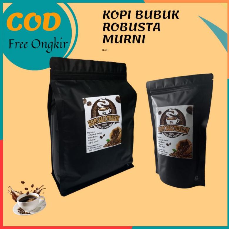 Jual Kopi Bubuk Robusta Kilo Kg Hitam Murni Original Bali Kintamani