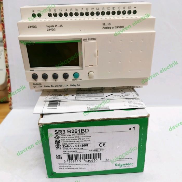 Jual Plc Schneider Zelio Logic Sr3B261Bd Shopee Indonesia