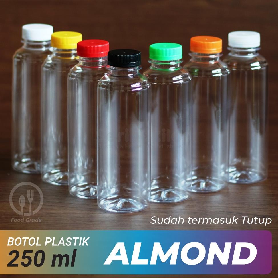 Jual Botol Almond 250 Ml Botol Plastik Pet Almond Shopee Indonesia