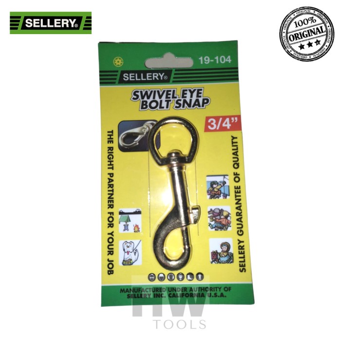 Jual Gantungan Kunci Swivel Eye Bolt Snap Hook Kg Sellery