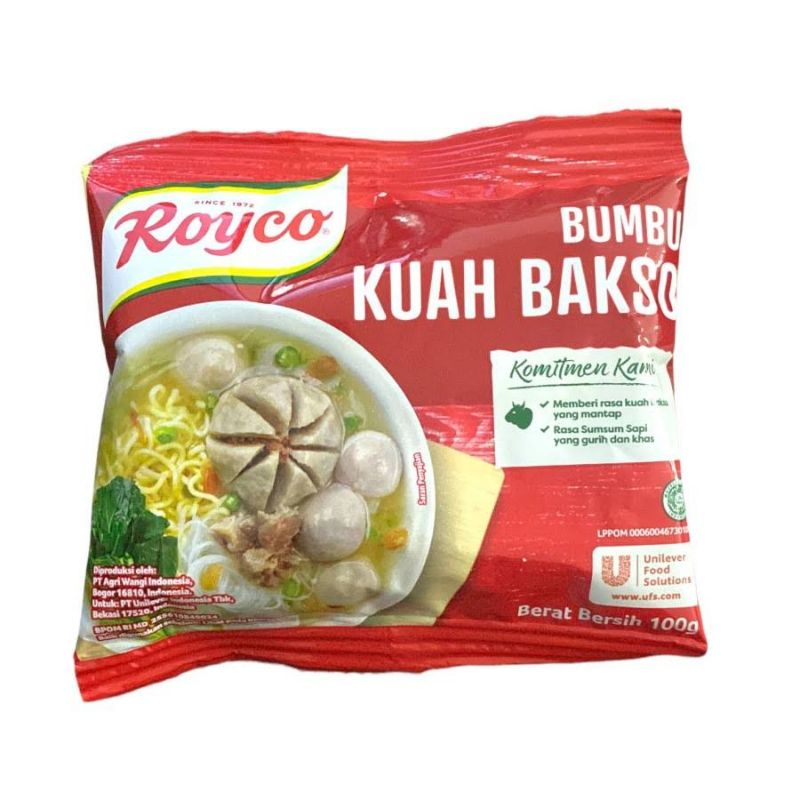 Jual Royco Kuah Bakso Gr Bumbu Rasa Sumsum Sapi Ons Shopee