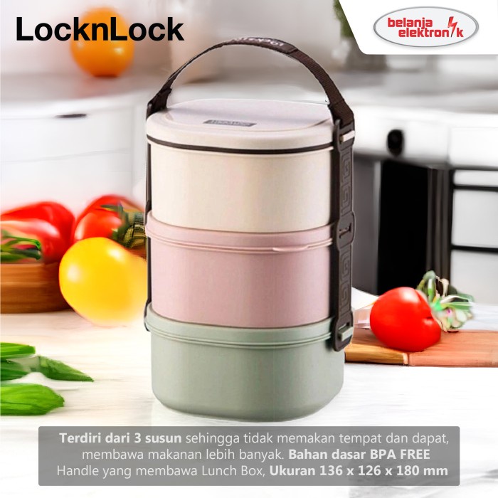 Jual Locknlock Tier Lunch Box Tempat Makan Susun Hpl Set